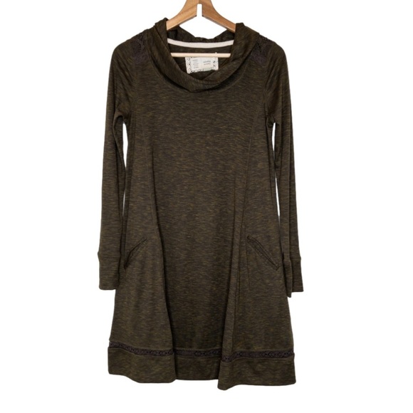 Anthropologie Chocolate Long Sleeve Dress XS - Picture 2 of 10